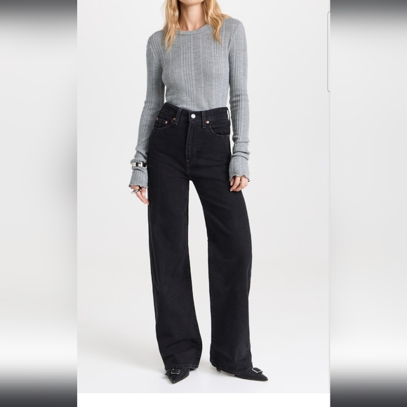 Levi Ribcage Wide Leg - Picture 2 of 8